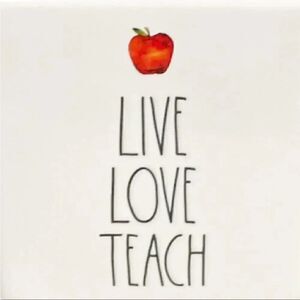 Rae Dunn LIVE. LOVE.
TEACH Pen/Pencil Caddy or Eyeglass Holder